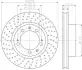 Тормозной диск HELLA PAGID 8DD355104731 (фото 1)