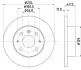 Тормозной диск HELLA PAGID 8DD355104851 (фото 1)