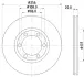 Тормозной диск HELLA PAGID 8DD355105111 (фото 4)