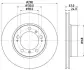 Тормозной диск HELLA PAGID 8DD355105711 (фото 1)