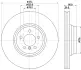 Тормозной диск HELLA PAGID 8DD355110001 (фото 4)