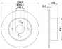 Тормозной диск HELLA PAGID 8DD355111711 (фото 4)