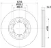 Тормозной диск HELLA PAGID 8DD355111731 (фото 4)