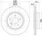 Тормозной диск HELLA PAGID 8DD355111852 (фото 1)