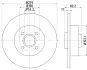 Тормозной диск HELLA PAGID 8DD355112211 (фото 4)