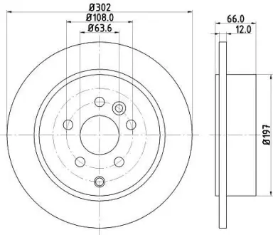 Тормозной диск HELLA PAGID 8DD355114131