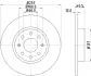 Тормозной диск HELLA PAGID 8DD355114351 (фото 4)