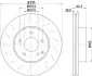 Тормозной диск HELLA PAGID 8DD355114391 (фото 4)