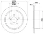 Диск гальмівний зад. Subaru Legacy 02/08- HELLA PAGID 8DD355114641 (фото 4)