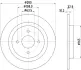 Тормозной диск HELLA PAGID 8DD355115041 (фото 4)