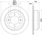 Тормозной диск HELLA PAGID 8DD355116491 (фото 4)