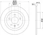 Гальмівний диск Opel Astra, Zafira, 10- HELLA PAGID 8DD355116601 (фото 4)