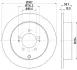 Диск гальмівний задн. Citroen C-Crosser, Mitsubishi Lancer. Outlander Peugeot 4007, 4008 1.6-3.0 11.06- HELLA PAGID 8DD355119061 (фото 4)