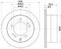 Тормозной диск HELLA PAGID 8DD355120061 (фото 1)