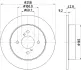 Тормозной диск HELLA PAGID 8DD355122521 (фото 4)