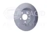 HELLA PRO HIGH CARBON DB диск гальмівний задн. Vito 95-03 (280*10) HELLA PAGID 8DD355127241 (фото 3)