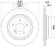 HELLA PRO HIGH CARBON DB гальмівний диск задн. (вентил.) (300*22) W211 02- HELLA PAGID 8DD355129791 (фото 4)