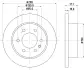 HELLA PRO DB диск гальмівний задній SPRINTER 3,5 18- HELLA PAGID 8DD355131841 (фото 4)