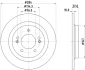 HELLA PRO HYUNDAI Гальмівний диск задн. KONA 1.0, 1.6 23-, SONATA VIII 2.0 20-, KIA HELLA PAGID 8DD355134401 (фото 4)