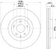 HELLA PRO HIGH CARBON MAZDA Гальмівний диск передн. MX-30 20- HELLA PAGID 8DD355134771 (фото 4)