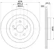 HELLA PRO TOYOTA гальмівний диск задн. RAV 4 V 18- HELLA PAGID 8DD355134961 (фото 4)