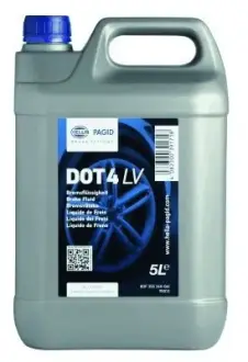 Рідина гальмівна DOT 4 LV, 5л. HELLA PAGID 8DF355360061
