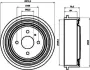 Тормозной барабан HELLA PAGID 8DT355300131 (фото 1)