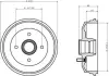 Тормозной барабан HELLA PAGID 8DT355300171 (фото 1)