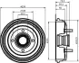 Тормозной барабан HELLA PAGID 8DT355300191 (фото 1)