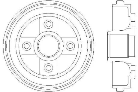 Тормозной барабан HELLA PAGID 8DT355300391