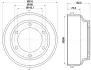 Тормозной барабан HELLA PAGID 8DT355300471 (фото 4)