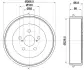 Тормозной барабан HELLA PAGID 8DT355300501 (фото 4)
