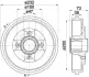 Тормозной барабан HELLA PAGID 8DT355300691 (фото 1)