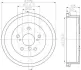 Тормозной барабан HELLA PAGID 8DT355300801 (фото 1)