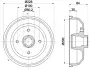 Тормозной барабан HELLA PAGID 8DT355301161 (фото 4)