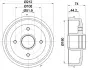 Тормозной барабан HELLA PAGID 8DT355301211 (фото 4)