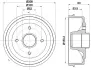 Тормозной барабан HELLA PAGID 8DT355301261 (фото 4)
