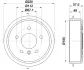 Тормозной барабан HELLA PAGID 8DT355301451 (фото 4)