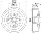Тормозной барабан HELLA PAGID 8DT355301801 (фото 1)
