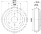 Тормозной барабан HELLA PAGID 8DT355301851 (фото 4)