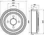 Тормозной барабан HELLA PAGID 8DT355302101 (фото 1)