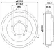 Тормозной барабан HELLA PAGID 8DT355302431 (фото 1)
