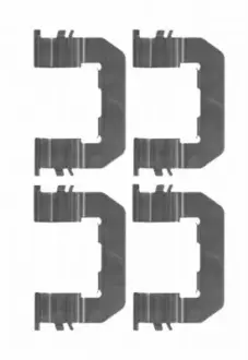Ремкомплект гальмівних колодок HELLA PAGID 8DZ355203931