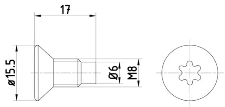 HELLA RENAULT(1кмт-2шт) болт гальмівного диска Dacia Dokker,Duster,Logan,Sandero,Fiat,DB,Nissan,Opel Movano,Vivaro,Clio,Kangoo,Laguna,Master II,Trafic II,Megane,Scenic HELLA PAGID 8DZ355209041