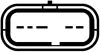 Витратомір повітря (6 конт.) FORD FIESTA V/PEUGEOT 206, 207 1.4D 01- HELLA PAGID 8ET 009 142-391 (фото 2)