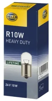 HELLA R10W 24V автолампа HD (збільшений ресурс !) HELLA PAGID 8GA002071271