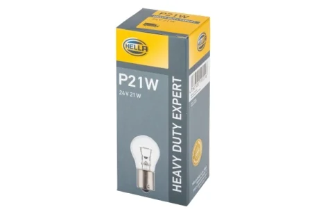 HELLA P21W 24V 21W Автолампа HD (Збільшений ресурс !) HELLA PAGID 8GA002073251