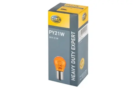 HELLA PY21W Heavy Duty 24V 21W автолампа жовта HELLA PAGID 8GA006841251