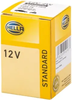 Лампа розжарювання, 12V 2W BX8,5d світло-зелений HELLA PAGID 8GA007997221
