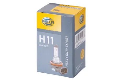 HELLA H11 DP (подвійний ресурс!) 24V 70W Автолампа (цоколь PGJ19-2) HELLA PAGID 8GH008358251
